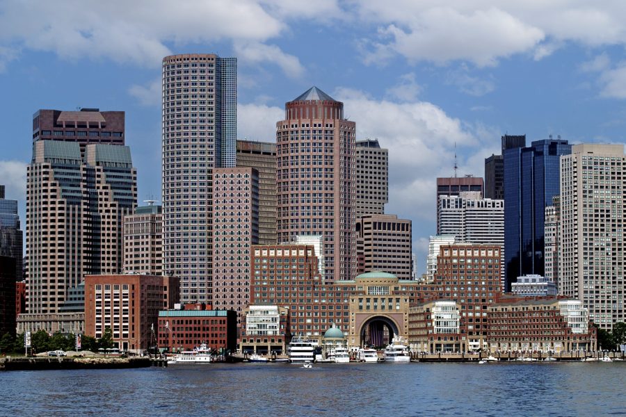 Boston Commercial Property Management | Boston Skyline Back Bay Harbor View